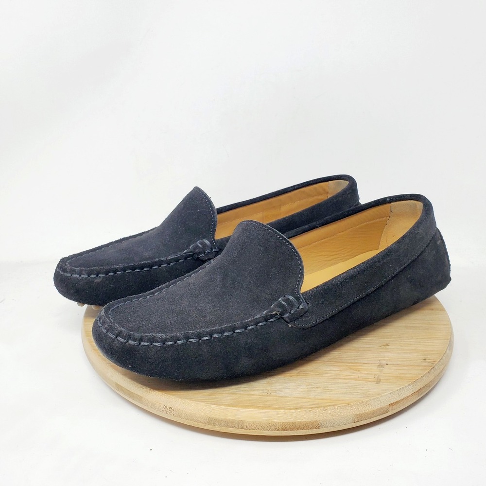 Oliver Cabell Loafer Women 38 Black Suede Slip On Driving Driver Minimalist Shoe - Picture 2 of 12